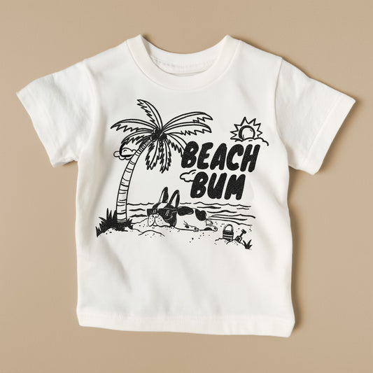 Beach Bum Frenchie Tee